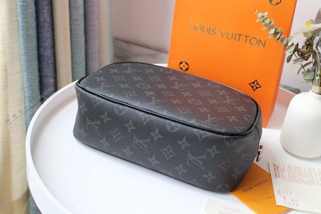 lv化妝包 lv黑花盥洗包 M47527 特大號的化妝包  lvqb1364
